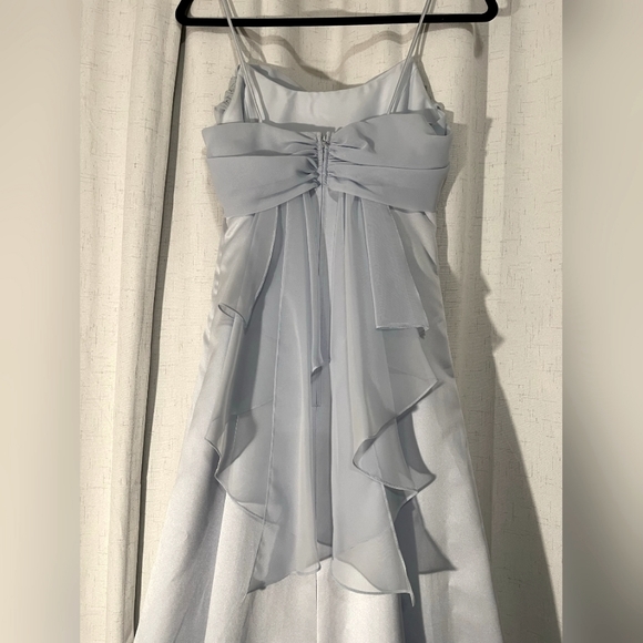 Retro Pale Blue Prom Dress Size 2 - Picture 4 of 6